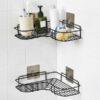 Iron Bathroom Shelf Shower Shampoo Storage Holder promax.pk