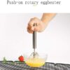 Semi-Automatic Eggbeater Hand-Pressed Rotary Eggbeater, promax.pk