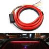 100CM(39 inch) 12V Flexible Red 90100cm Car Extra LED Brake Light Car Third Brake Light With Driving Turn Signal Warning Stop Lamp Promax.pk