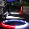 2in1 Car LED Door Warning Strip Strobe Flash Lamp Red White Promax.pk