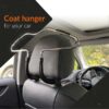 car coat hanger universal Car seat jacket holder for headrest Car back hook for shirts and jackets Promax.pk