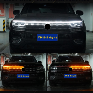 Dynamic Scan Start Up Hood Light Strip Flexible DRL Daytime Running Headlight Sequential Flashing Turn Signal Lights promax.pk