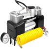 Portable Electric Mini DC 12V Air Compressor Pump for Car and Bike Tyre Tire Inflator Promax.pk