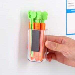 5Pcs Carrot Sealing Food Bag ClipS Refrigerator Carrots Magnets Promax.pk