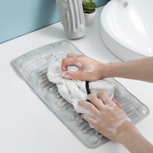 Foldable Laundry Washboard Portable Travel Mini Washing Board promax.pk