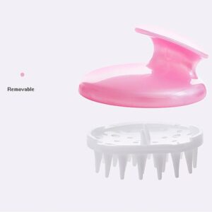 Bath Brush Massage Cleaning Silicone Hair Comb promax.pk