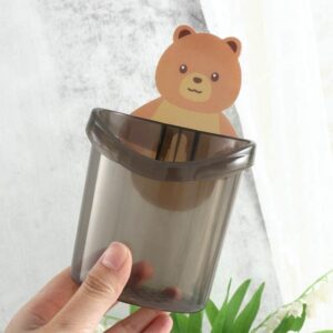 Bear Toothbrush Holder Cup Wall Mounted promax.pk