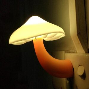 Mushroom Night Light Plug in Lamp Led Lights Wall Decor Lamp Promax.pk