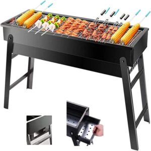 Charcoal Grill Portable for Barbecue Folding BBQ Grill Small for Outdoor Camping promax.pk