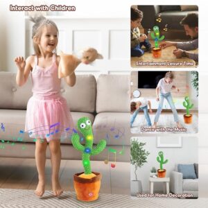 Dancing Cactus Toy Talking Baby Toys for Kids promax.pk