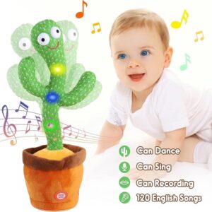 Dancing Cactus Toy Talking Baby Toys for Kids promax.pk