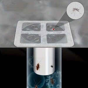 Floor Drain Sticker For Kitchen Bathroom Hair And Insects Anti Clogging Filter Net promax.pk