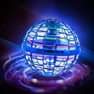 Flying Ball Toys Globe Shape Magic Controller in RGB Lights Spinner 360° promax.pk