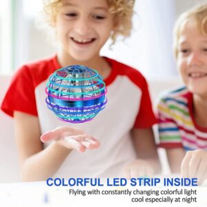 Flying Ball Toys Globe Shape Magic Controller in RGB Lights Spinner 360° promax.pk