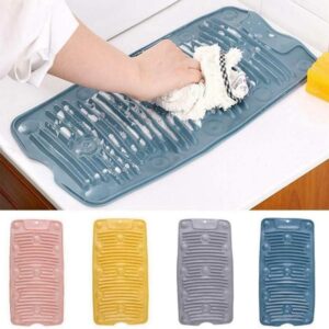 Foldable Laundry Washboard Portable Travel Mini Washing Board promax.pk