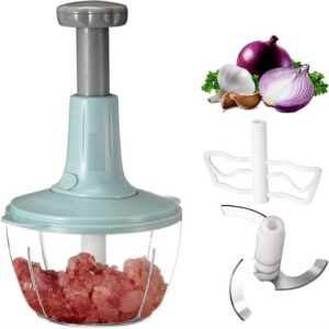 Food Chopper Large Manual Hand Press Vegetable Chopper Mixer promax.pk