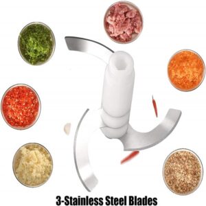 Food Chopper Large Manual Hand Press Vegetable Chopper Mixer promax.pk