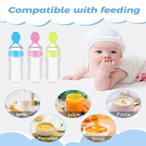 Baby Food Feeder Silicone Squeeze Feeding Spoon Bottle promax.pk