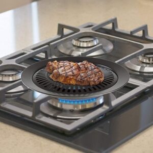 Grill Pan Smokeless Stove 12.5 inch with Removable Plate Electric Gas Stoves Promax.pk