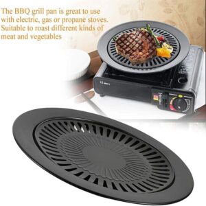 Grill Pan Smokeless Stove 12.5 inch with Removable Plate Electric Gas Stoves Promax.pk