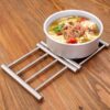 Hot Pot Rack Stainless Steel Expandable Stand for Kitchen Dinning Table Promax.pk