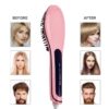 Hair Straightener Brush Fast Straightening Electric Hair Comb promax.pk