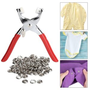 Hand Pliers Press Kit Stainless Steel Fasteners Set Craft Sewing Hand Tool Promax.pk