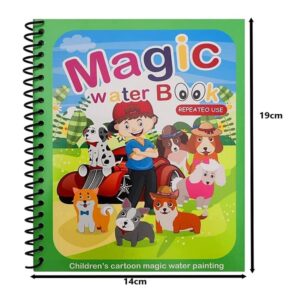 Magic Water Drawing Book with pen for kids Reusable promax.pk