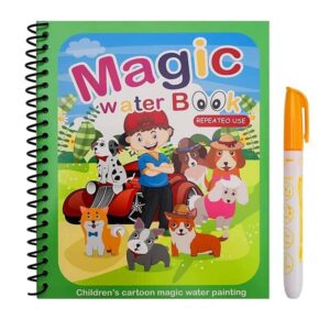 Magic Water Drawing Book with pen for kids Reusable promax.pk