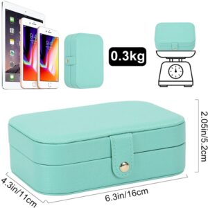 Mini Jewellery Box Organiser Portable Travel Double Layer Promax.pk