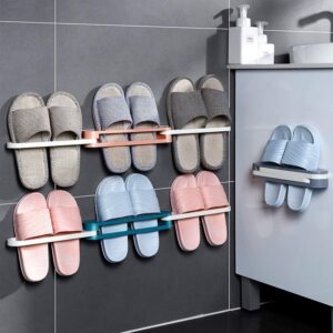 Slipper Rack Hanging Shoe Organizers 3 in 1 Folding Shoe Storage Wall Mounted promax.pk