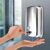 Soap Dispensers Wall Mounted Stainless Steel Kitchen Bathroom Shower Dispenser (500 ML) promax.pk