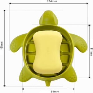 Turtle Soap Dish Set Fun and Functional Bathroom Storage Non Slip Soap Holder promax.pk