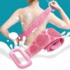 Double Side Brush Belt Silicone Body Back Scrubber Promax.pk