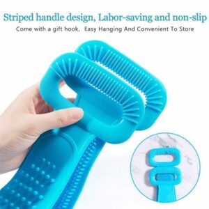 Double Side Brush Belt Silicone Body Back Scrubber Promax.pk