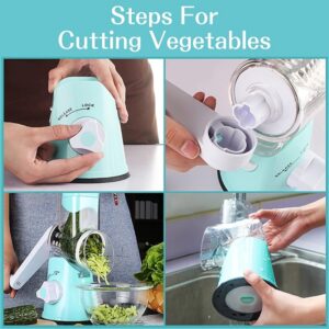 Manual Vegetable Cutter Slicer Round Grater 3 in1 kadokash Table top Drum grater Chopper Blades Promax.pk