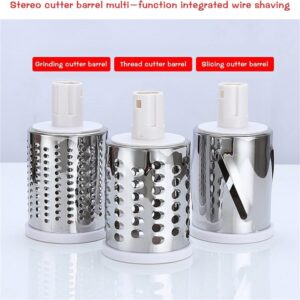 Manual Vegetable Cutter Slicer Round Grater 3 in1 kadokash Table top Drum grater Chopper Blades Promax.pk