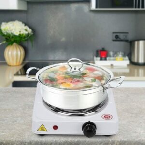 Portable Electric Stove Stainless Steel Single Tube Stove 1000W Electric Hot Plate promax.pk