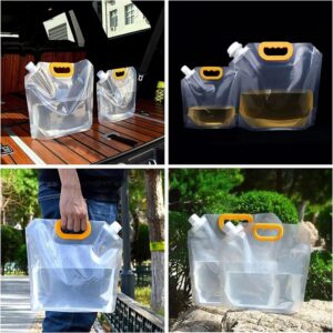 2pcs Reusable Grain Moisture Proof Sealed Bag Grain Storage Tank Grain Rice Stand Up Pouch promax.pk