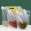 2pcs Reusable Grain Moisture Proof Sealed Bag Grain Storage Tank Grain Rice Stand Up Pouch promax.pk