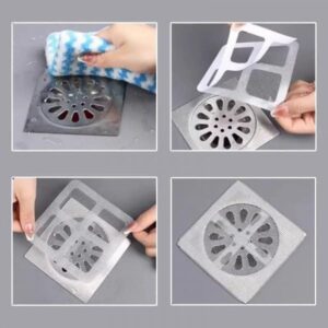 Self Adhesive Floor Drain Stickers Floor Drain Stickers Hair Catcher promax.pk