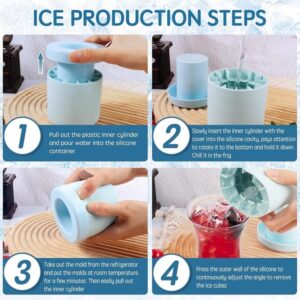 Silicone Ice Cube Mold New 3D Ice Cubes Maker Decompress Ice Lattice Press promax.pk