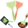 Silicone Spatula Non-Stick Shovel Wide Turner Pizza Cake Steak Beef Meat Egg Scraper promax.pk