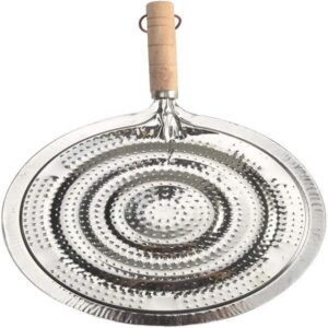 Simmer Ring Pan Mat Round Heat Diffuser with Wooden Handle promax.pk