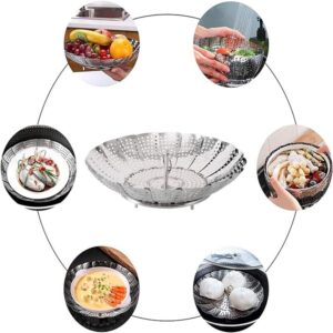 Medium Size Steamer Basket Vegetable Tray Instant Pot Steel Steamer Basket Steam promax.pk