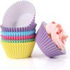 100 pieces Paper Cupcake Liners Wrappers Nonstick Muffin Molds Baking Cup promax.pk