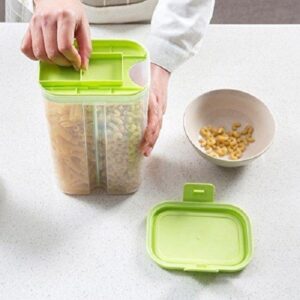 2 Portions Airtight Food Storage Container Jar promax.pk