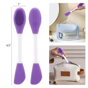 2 in 1 Double Sided Facial Scrubber Brush Tool Double Head Manual Cleansing Brush Promax.pk