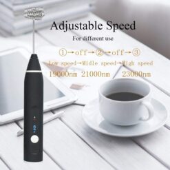 2 in 1 Electric Rechargeable Coffee Beater & Milk Frother and Foamer Promax.pk