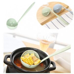 2 in 1 Filter Colander Hot Pot Porridge Soup Long Handle promax.pk